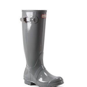 Hunter Gray Tall Rain Boots